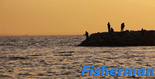 Fisherman And Sunset Fisherman And Sunset