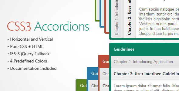 CSS3 Accordions CSS3 Accordions