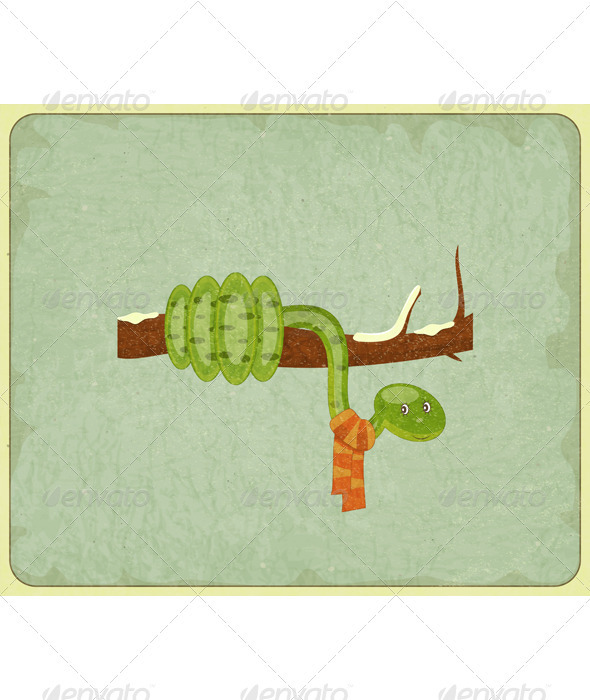 Year of the Snake Card Year of the Snake Card