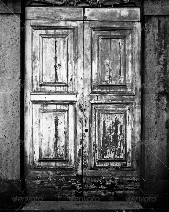 Antique Door In Orvieto