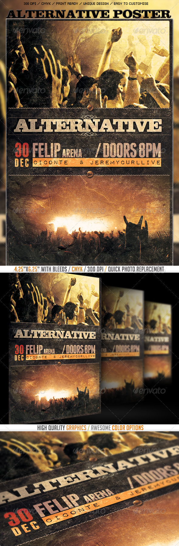 Alternative Poster/Flyer Template - Events Flyers