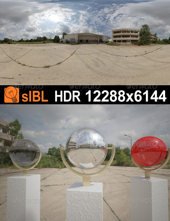 HDR 075 Parking Lot sIBL - 3DOcean Item for Sale