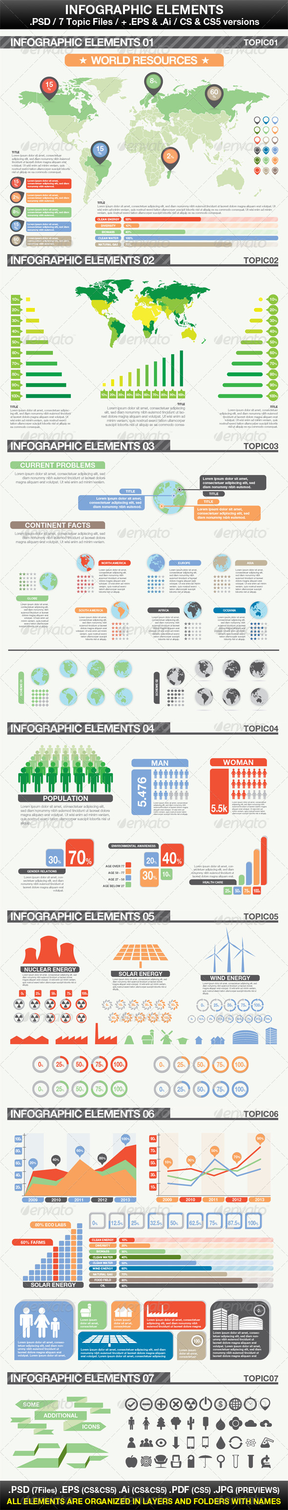 GraphicRiver Simple Infographic Elements 3495406 GraphicRiver Simple Infographic Elements 3495406