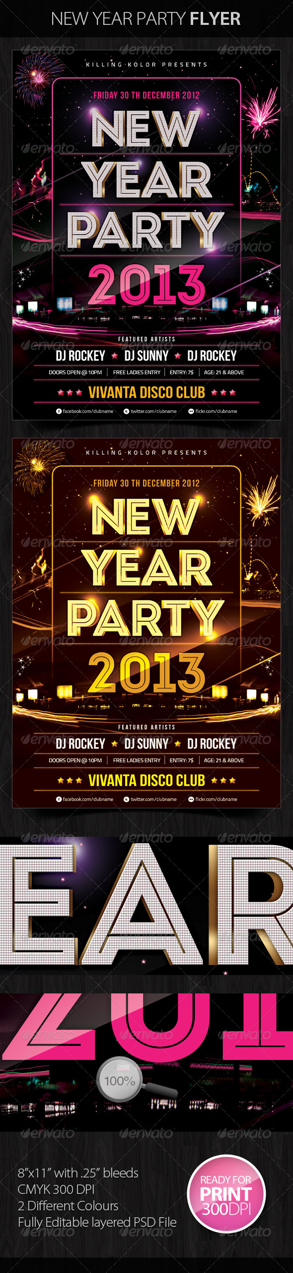 New Year Party Flyer