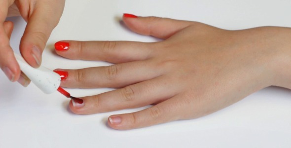 Doing Nails Red Doing Nails Red