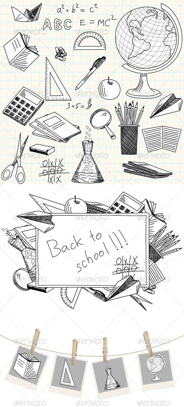 Sketch School Icon Set Sketch School Icon Set
