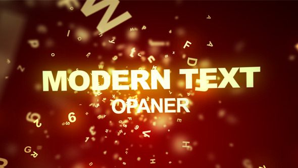 Modern Text Opener Modern Text Opener