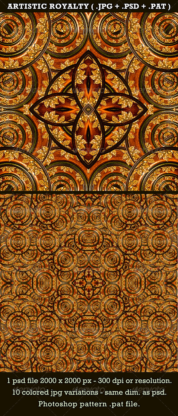 Artistic Royalty Background&Pattern - Artistic Textures / Fills / Patterns
