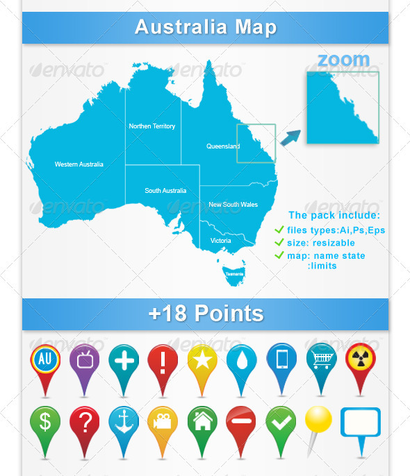 Australia Map Australia Map