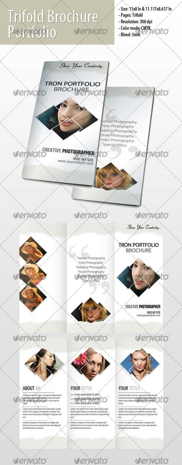 Trifold Portfolio Brochure #1 Trifold Portfolio Brochure #1