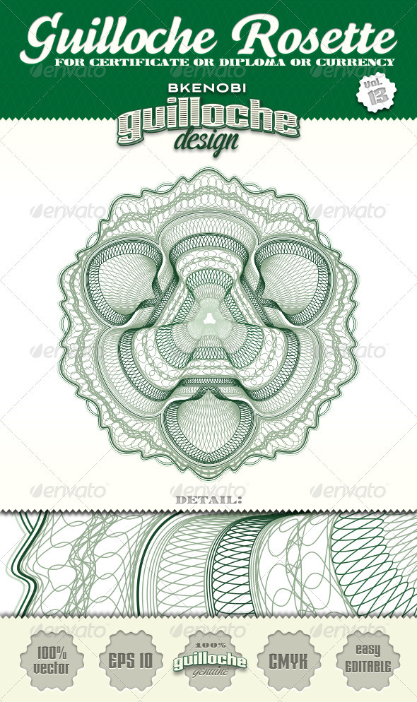 Guilloche Rosette Vol.13 Guilloche Rosette Vol.13
