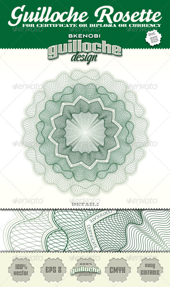 Guilloche Rosette Vol.15 Guilloche Rosette Vol.15