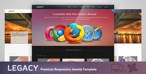 Legacy - Responsive Joomla Theme