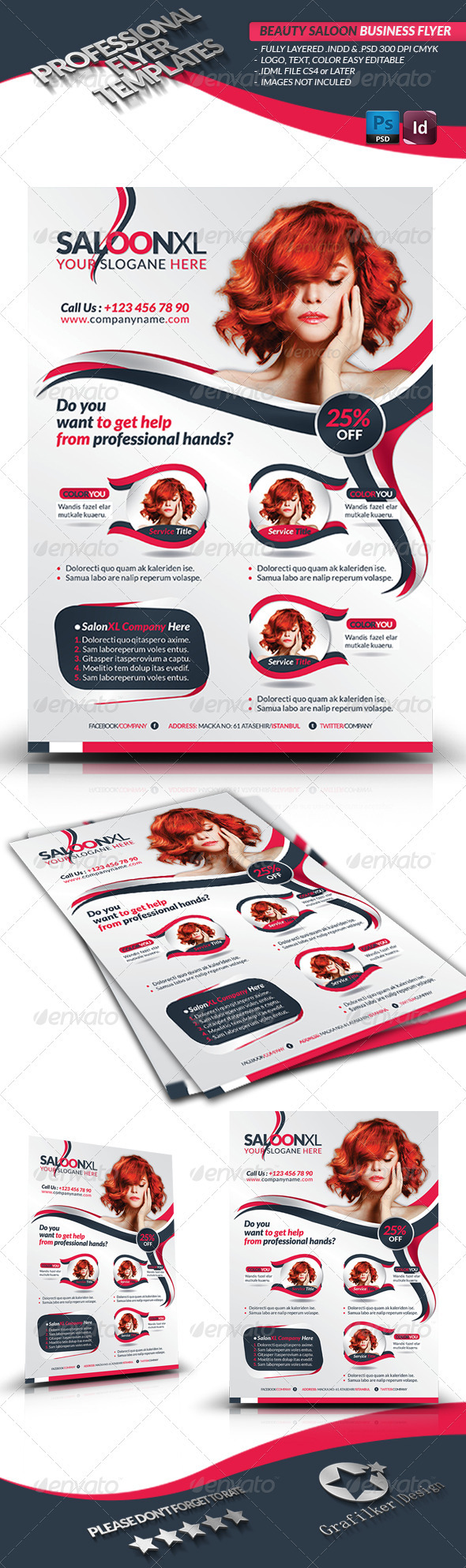 Beauty Salon Business Flyer