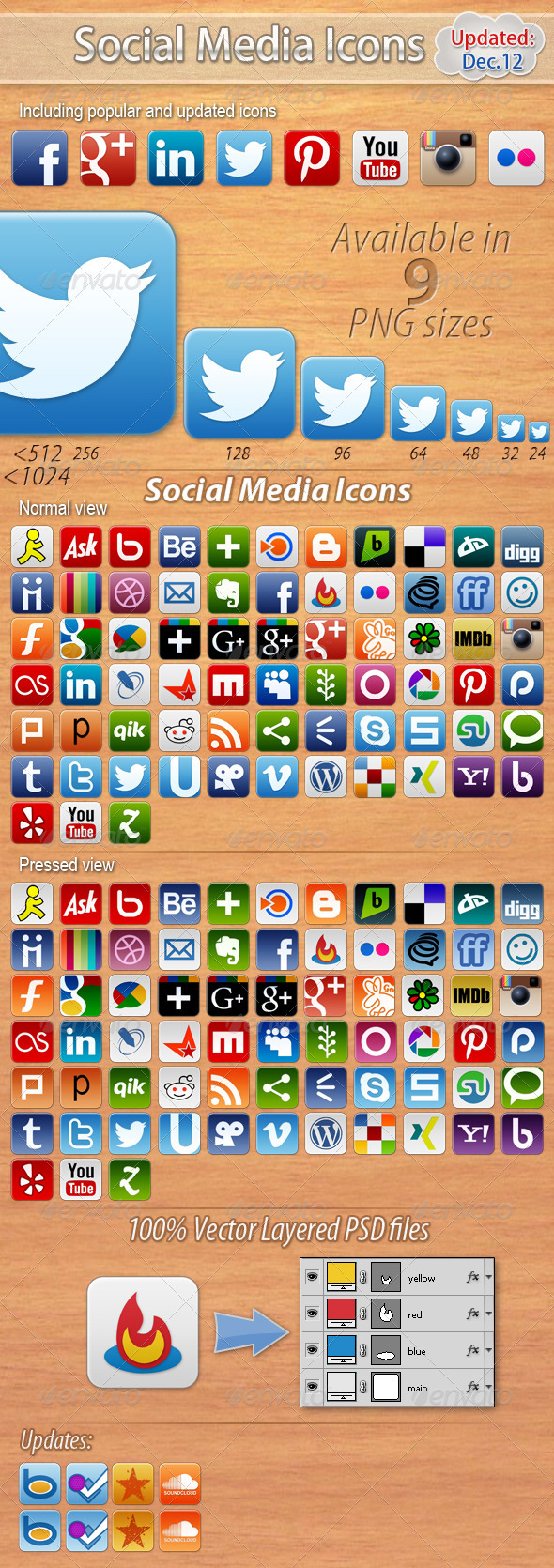 Social Media Icons - Media Icons