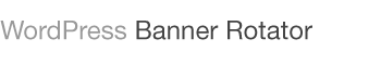 WordPress Banner Rotator