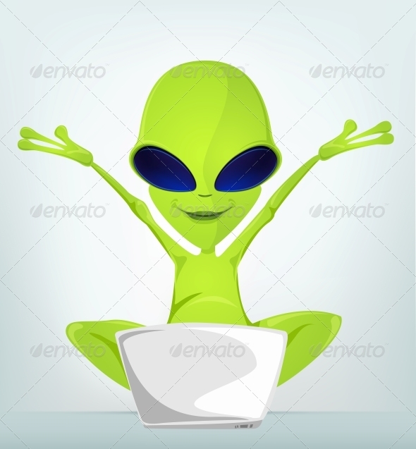 Cartoon Character Alien Cartoon Character Alien