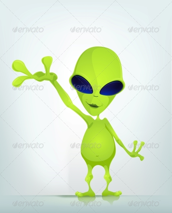 Cartoon Character Alien Cartoon Character Alien
