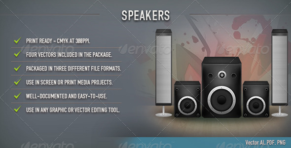 Speakers Vector Speakers Vector