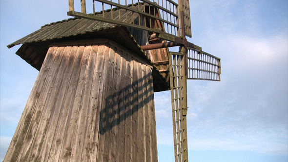 Old Wooden Windmill Old Wooden Windmill