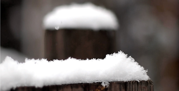 Snow Falls On Wooden Planks 1 Snow Falls On Wooden Planks 1