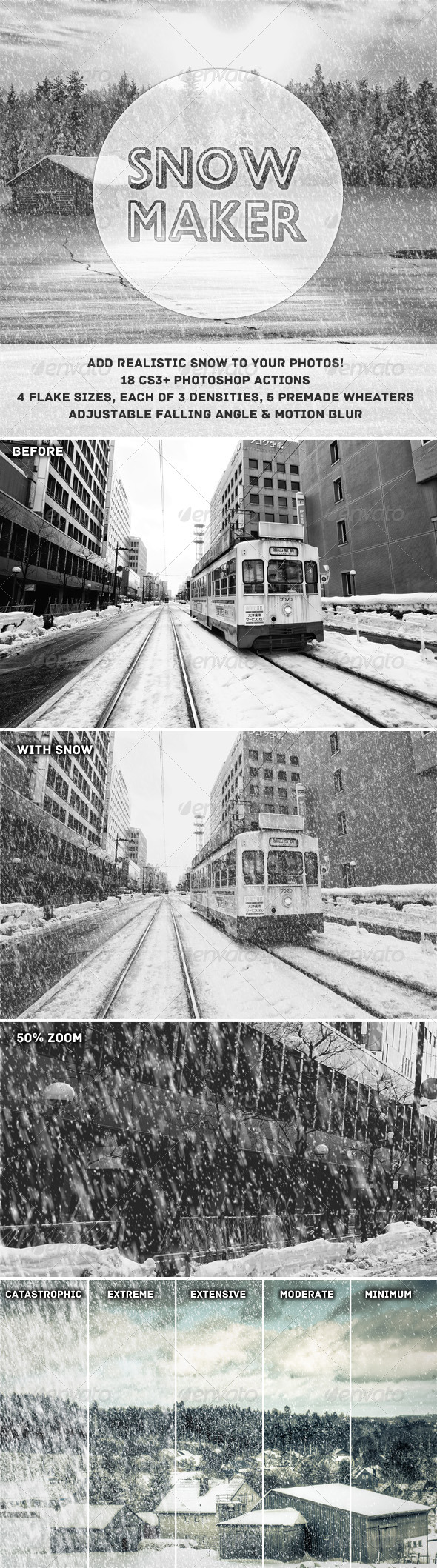 Snow Maker - Photo Effects Actions