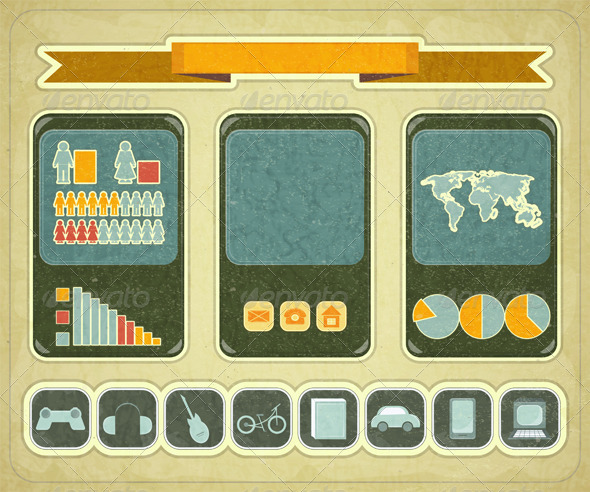 Retro Infographic Design Retro Infographic Design