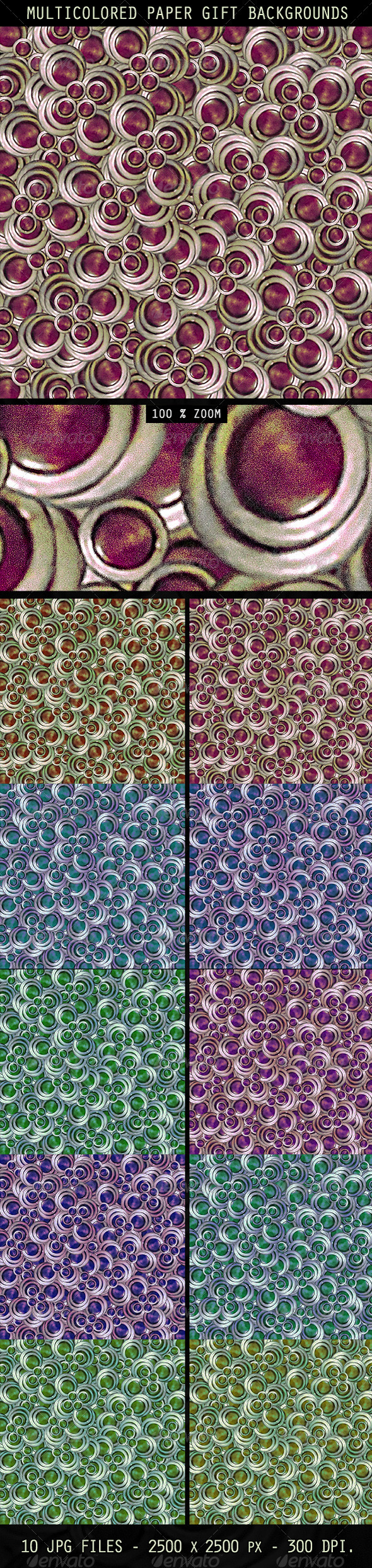 Multicolored Paper Gift Backgrounds - Abstract Backgrounds