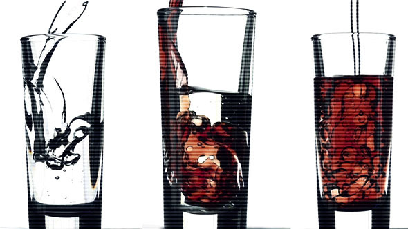 Coktail Preparation in Super Slow Motion Coktail Preparation in Super Slow Motion