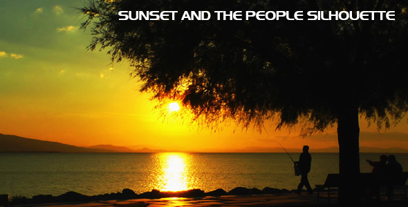 Sunset and the People Silhouette Sunset and the People Silhouette