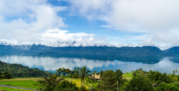 Maninjau Lake and Clouds Time Lapse 1 3K Res Maninjau Lake and Clouds Time Lapse 1 3K Res