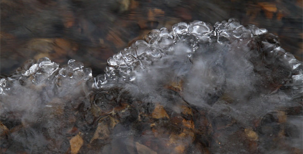 Ice Crust On Water Ice Crust On Water