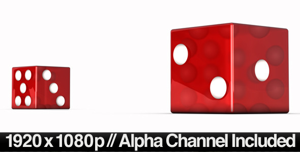 Realistic Dice Roll with Alpha Channel Realistic Dice Roll with Alpha Channel