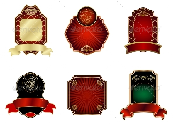Set of Vintage Labels Set of Vintage Labels