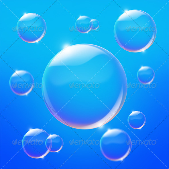 Transparent Colored Bubble Transparent Colored Bubble