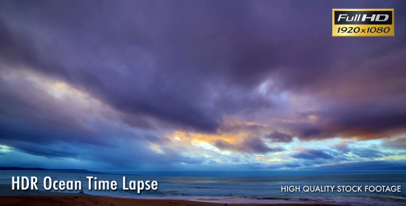 HDR Ocean Time Lapse HDR Ocean Time Lapse