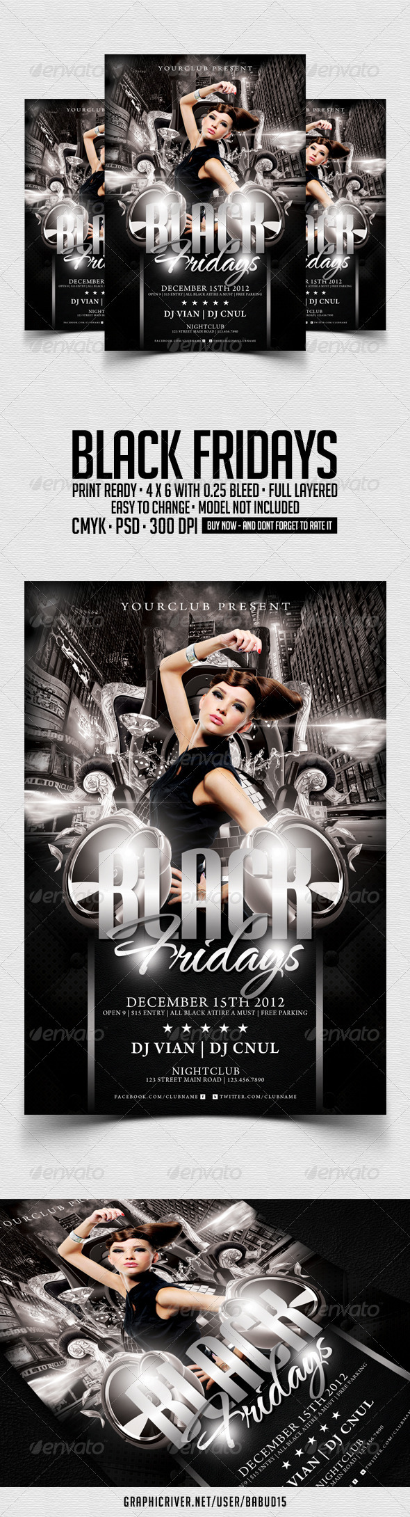 Black Fridays Flyer Template