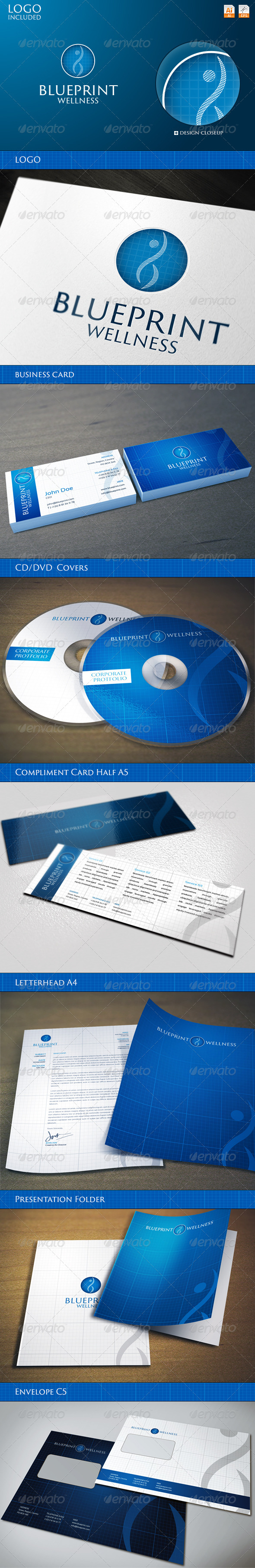 Corporate Identity BluePrint Wellness Corporate Identity BluePrint Wellness