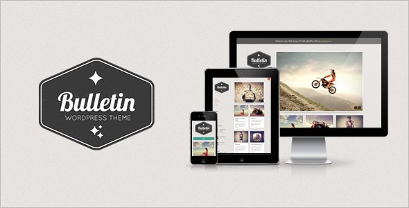 Bulletin Responsive Tumblog WordPress Theme