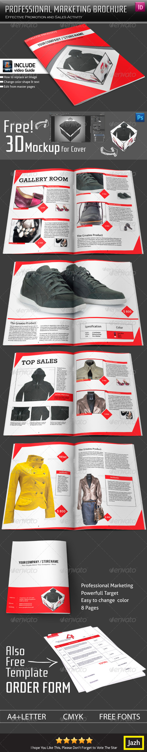 Professional Marketing Brochure - Catalogs Brochures
