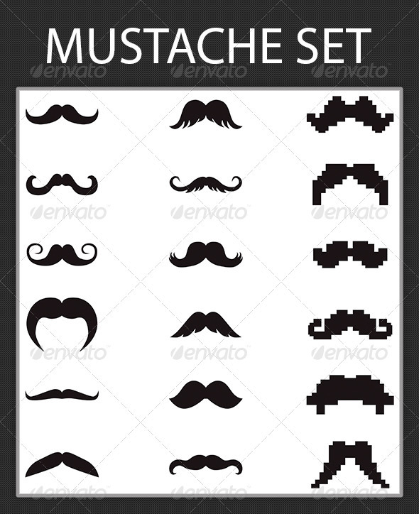Mustache Set Mustache Set