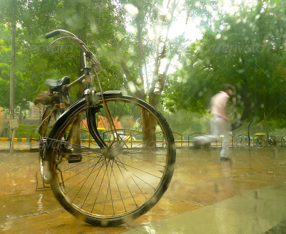 Heavy rain in New Delhi