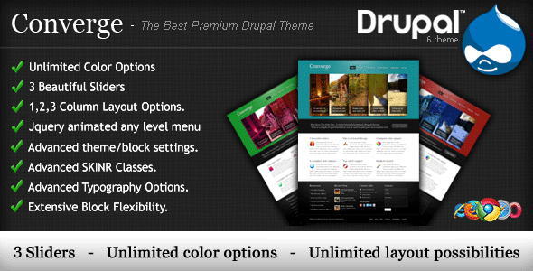 Converge - The Best Premium Drupal Theme. - ThemeForest Item for Sale