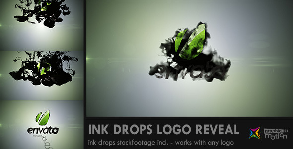 Ink Drops Logo Reveal Ink Drops Logo Reveal