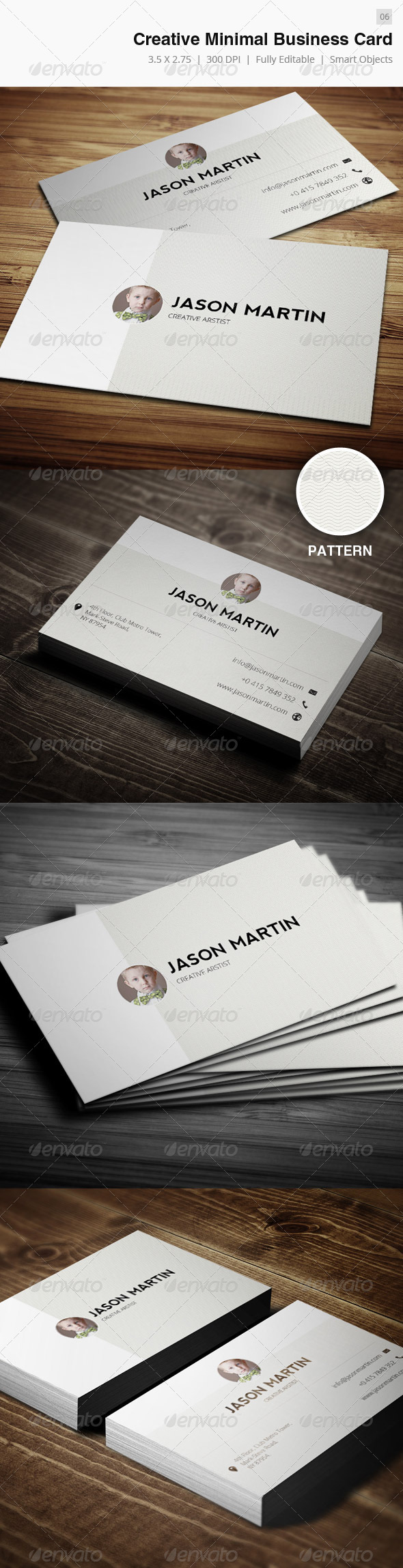Creative Minimal Business Card 06 Creative Minimal Business Card 06
