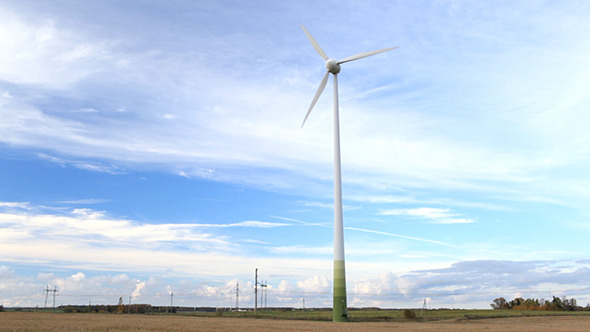 Wind Turbine In the Field Wind Turbine In the Field