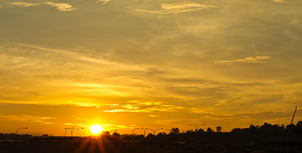 Red Sky Sunset Time Lapse II Red Sky Sunset Time Lapse II