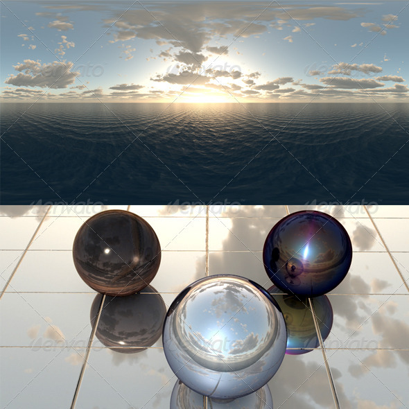 Sea Sunset f8 - 3DOcean Item for Sale