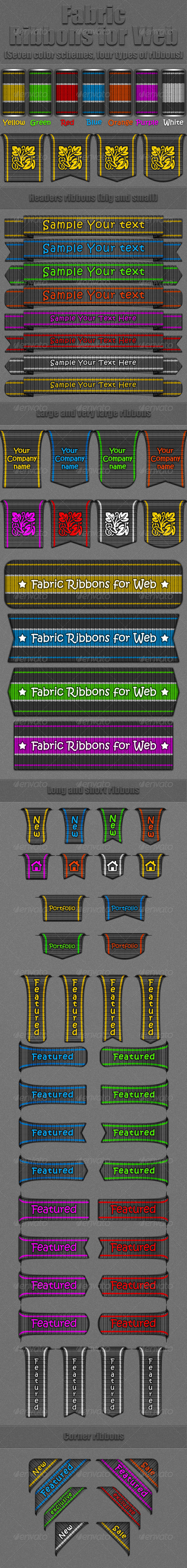Fubric Ribbons for Web Fubric Ribbons for Web
