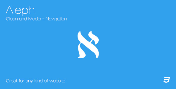 Aleph - Clean and Modern Navigation - CodeCanyon Item for Sale